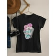 thumbnail image 3 of Anime Couple Sweet Kiss T-Shirt Women -Image by Shutterstock, Female 3X-Large, 3 of 4