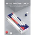 thumbnail image 4 of AKKHOO 68-Key Mini Mechanical Usb Wired Gaming Keyboard, RGB Backlit Multi-Color, for Windows PC/Desktop/Laptops, 4 of 8