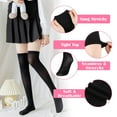 thumbnail image 4 of relayinert 4a Ensemble de 2 Robe en Nylon avec Style Cuisse Chaussettes Hautes pour Jupes Robe et Shorts Ligne Lisse 1Set, 4 of 6