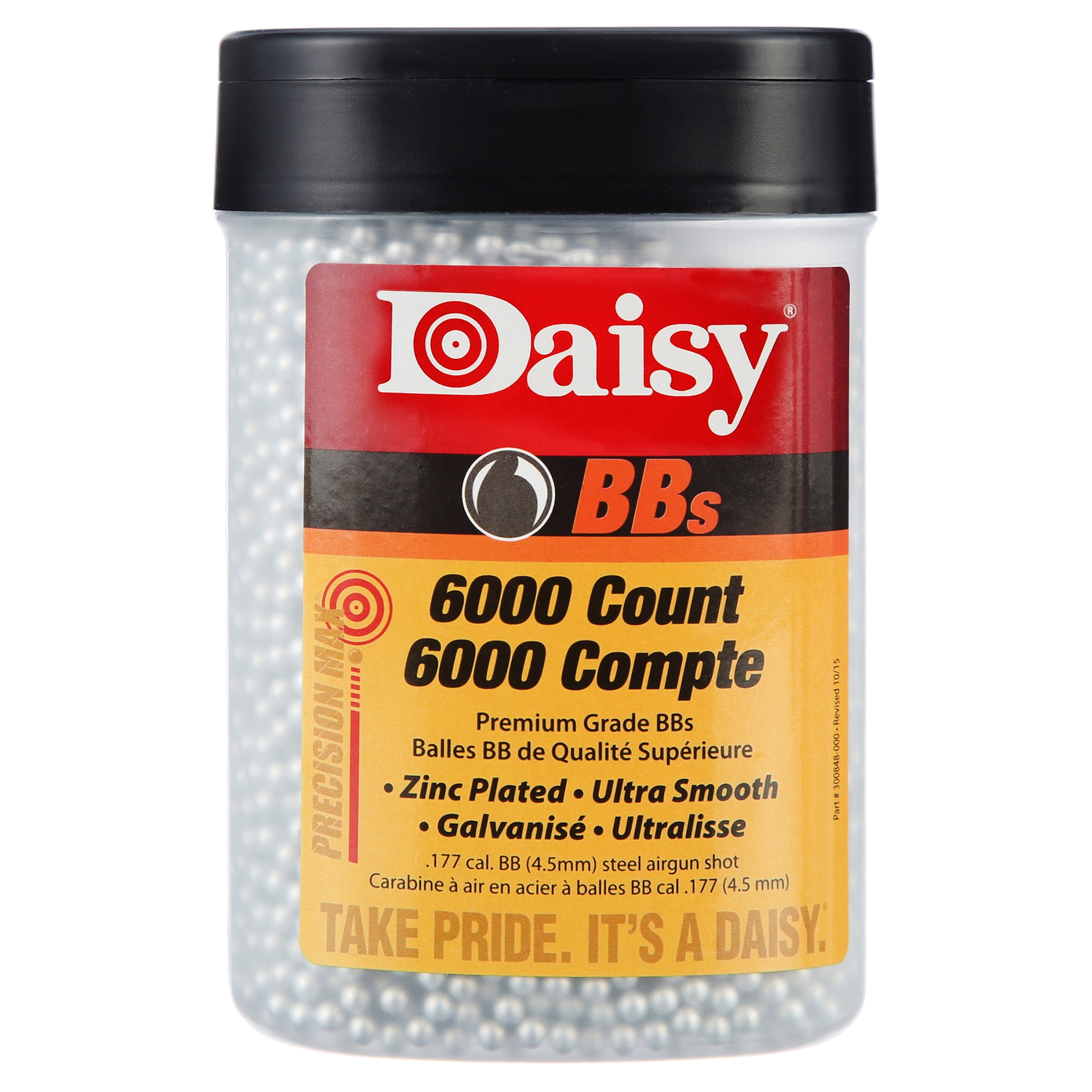 Daisy 60 PrecisionMax BBS .177 BB Zinc-plated Steel 6000 for sale online