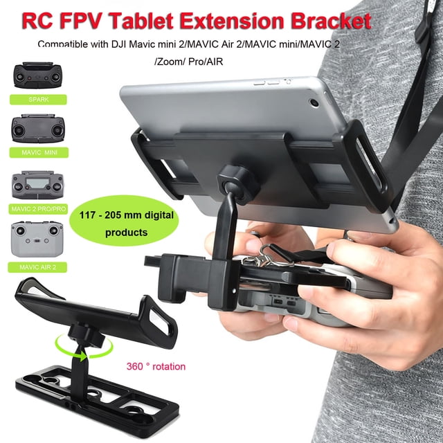 Support d'Extension pour Tablette RC FPV, Support à Rotation 360°, pour DJI Mavic mini 2