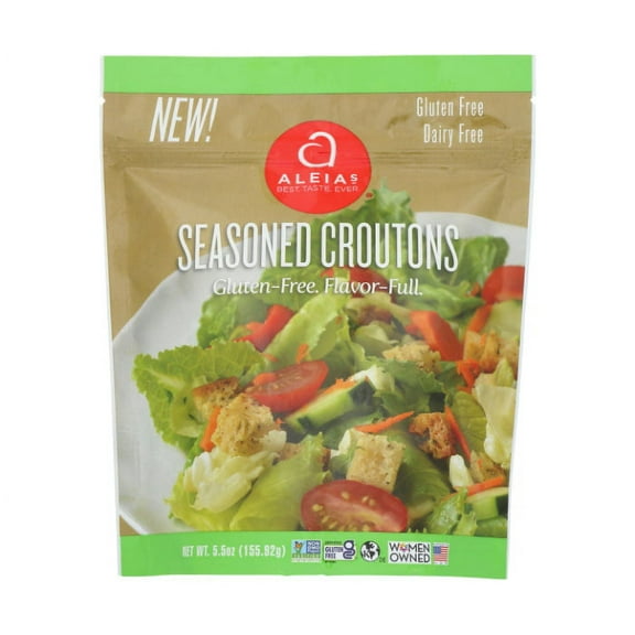 Aleia’s Gluten Free Seasoned Croutons – 5.5oz