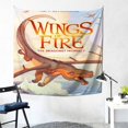thumbnail image 2 of Dragon Wings Of Fire Tapestry Wall Hanging Wall Art Decor Wall Tapestry for Living Room Bedroom Dorm 59 x 59 inch, 2 of 7