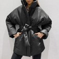 thumbnail image 5 of Vedolay Winter Coats for Women 2023 Winter Warm Plush Hooded Zip Outwear Casual Outerwear Black,S, 5 of 5