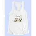thumbnail image 3 of Holidogs Collection C. Racerback Tank Women -Victoria Barnes Designs, Female x-Large, 3 of 4