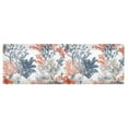 thumbnail image 6 of Yayeee Kitchen Valance Rod Pocket 54" x 18" Living Room Window Curtain, White Sea Plants, 6 of 6