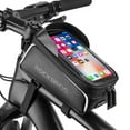 thumbnail image 2 of Bike Phone Front Frame Bag Bicycle Bag Waterproof Bike Phone Mount Top Tube Bag Bike Phone Case Holder Accessories Cycling Pouch Compatible with iPhone 11 XS Max XR Fit 6.5&amp;rdquo;, 2 of 10