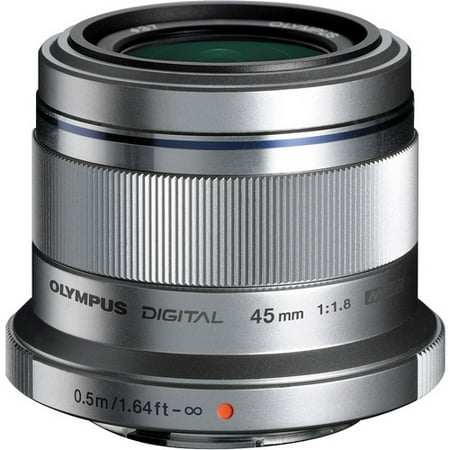 Olympus M.Zuiko Digital 45mm f/1.8 Lens (Silver) (Best Olympus Lens For Travel)