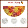thumbnail image 5 of Bingfone Christmas Tree Skirt Mat Christmas Decoration Interior 36"-Autumn Leaves, 5 of 8