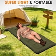 thumbnail image 3 of Portable Camping Cot Mattress 80 x 36 Inches Sleeping Mat with Waterproof Anti-Slip Bottom Floor Mattress Easy to Carry for Guest Tent Lawn Yard Camping Cot Easy to Store, 3 of 8