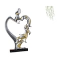 thumbnail image 1 of Estatua de pareja,Figura de pareja besándose,regalo de boda moderno,Estatua de pareja besándose en el aniversario de San Valentín,Adhesivo de pared,Pegatinas de pared de vides colgantes para, 1 of 8