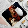 thumbnail image 2 of Snowman Square 8.3x9.8 Inch Non-Slip Rubber Bottom Printed Desk Mat Gaming Mouse Pad Mousepad Suitable for Office and Gaming, 2 of 6