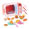 thumbnail image 4 of Horno de , juguete electrónico, s de simución, aparato de cocina para pequeños - Rosa 31pcs Rosa 31 piezas Sunnimix jugar microondas para niños, 4 of 7
