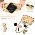 thumbnail image 2 of FORMRS Womens Shoulder Bag with Chain Strap Clutch Purse Cute Tote Handbag, Orange Circle, 2 of 7