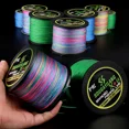 thumbnail image 4 of 12 Strands/8 Strands/4 Strands Fishing Line 550M 350M 150M Multifilament PE Braided Fishing Line Saltwater 4 strand Blue 550M 0.14MM 28.4LB, 4 of 6