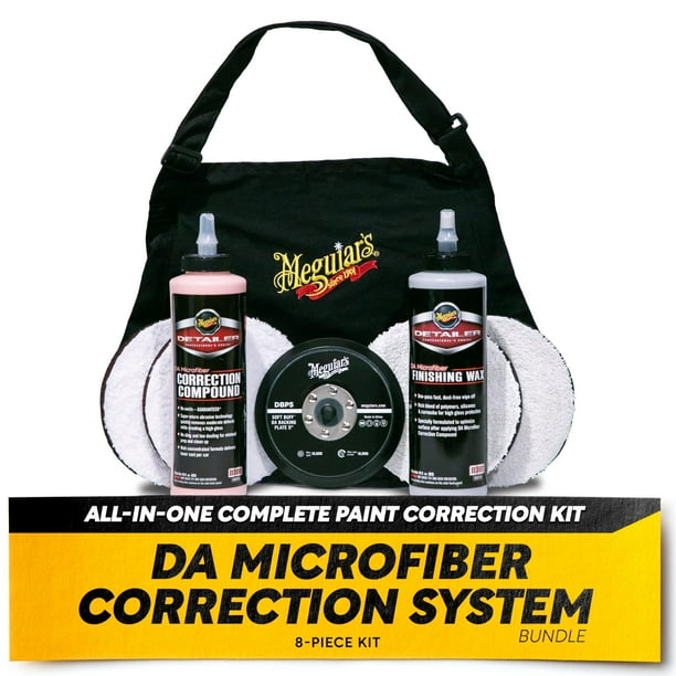 Kit de corrección de pintura Meguiar's DA Microfiber, juego de discos de 5 pulgadas