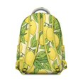 thumbnail image 3 of Yellow Lemon Students Backpack Cute Summer Fruit School Bag with Bright Fresh Flowers Design, Durable and Comfortable, 3 of 6