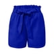 thumbnail image 4 of ICHUANYI Clearance Women's Pockets Wide-Leg Pure Color Short Pants(Blue, XL) ICHUANYI WER2023081200417, 4 of 5