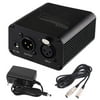 1 Channel 48v Phantom Power Supply with 6ft XLR Cable for Condenser Microphone