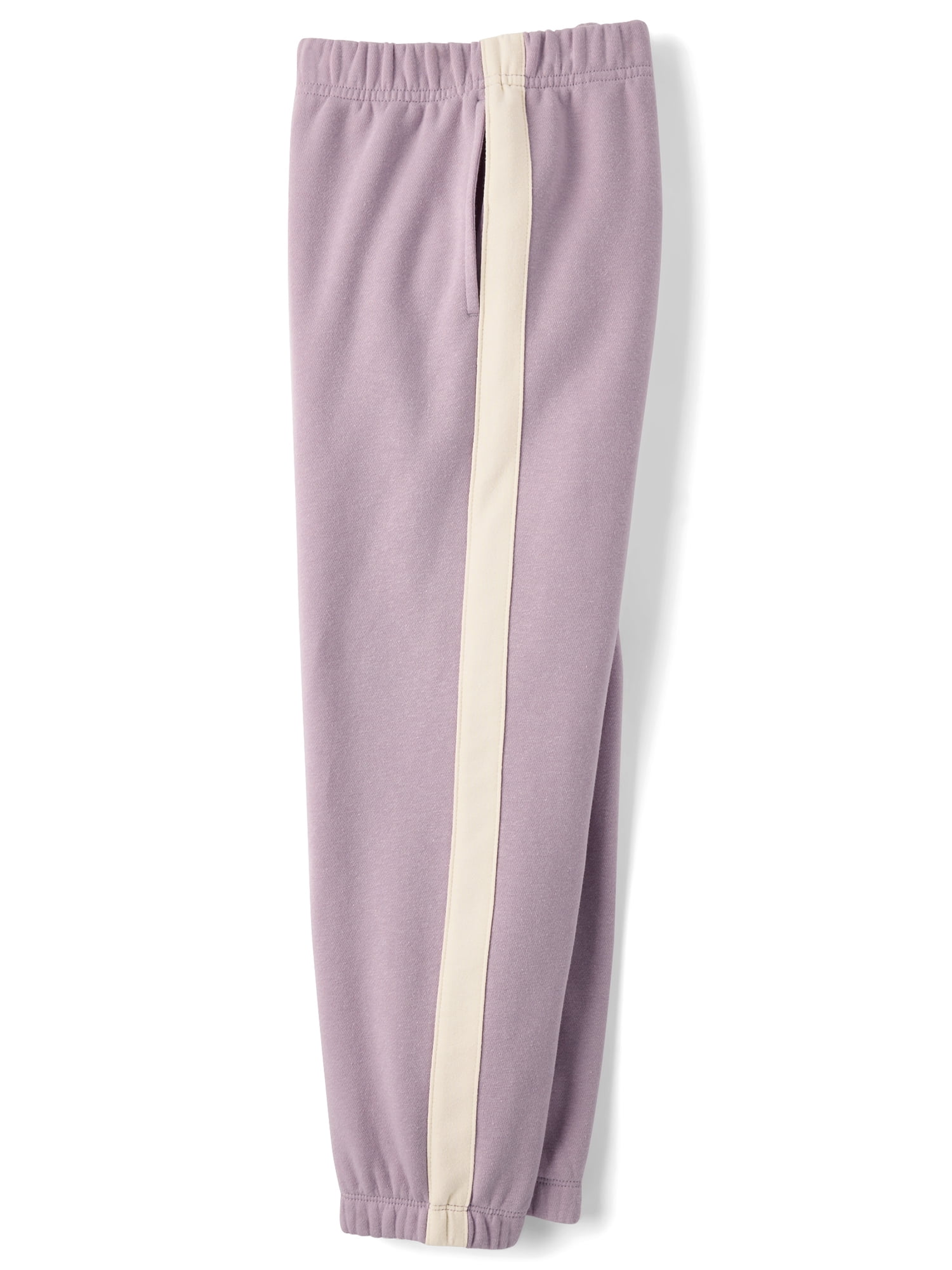 The Children's Place Girls Active Side Stripe Premium Fleece Jogger Pants, Sizes XS-XXL