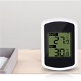 thumbnail image 4 of Termómetro Doméstico Multifuncional Digital Preciso Alimentado Por Batería Con Pantalla Lcd Para Interior Al Aire Libre Hogar Dormitorio Oficina Monstrate TO004401-00, 4 of 6