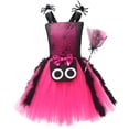 thumbnail image 3 of HAYIMI Child Toddler Sleeveless Dress Cartoon Shaped Hallowmas Colorful Holiday Party Performance Holiday Stylish Dresses, 3 of 5