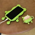thumbnail image 3 of Cute Case for iPhone 14 Pro Kawaii 3D Cartoon Pig Cartoon Soft Silicone Creative Fun Cover Soft Women Girls Slim Fit Anti-Drop Protective Case for iPhone 14 Pro (Frog Clothes Pig), 3 of 8