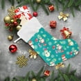 thumbnail image 6 of Coolnut Christmas Stocking Personalized Christmas Snowman Large Candy Stocking Hanging Gift Xmas Stockings Decoration 2PCS for Family Holiday Party Ornaments Decor Fireplace, 6 of 7