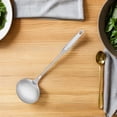 thumbnail image 4 of FESTFENDS 2Pcs Stainless Steel Gravy Ladles with Deep Bowls for Smooth Pouring and Cooking, 4 of 8