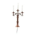thumbnail image 3 of Doll House LED Candle Light Sand Table Building Model Candle Light 1: 87 Scale Mini Model Candlesticks Lights for Train Station Diorama Decor Bronze, 3 of 8