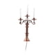 thumbnail image 3 of Lámpara de candelabros modelo a escala 1:87 para casa de muñecas, candelabros para mesa de arena. Bronce, 3 of 9