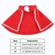 thumbnail image 5 of Conveniente Ropa De Navidad Para Mascotas, Manto Rojo De Gato, Para Mascota De Conejo Amonsee Otros, 5 of 8