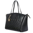 thumbnail image 3 of Naftali BMWKCAROBK Badgley Mischka Caroline Vegan Leather Tote Weekender Travel Bag, Black, 3 of 5