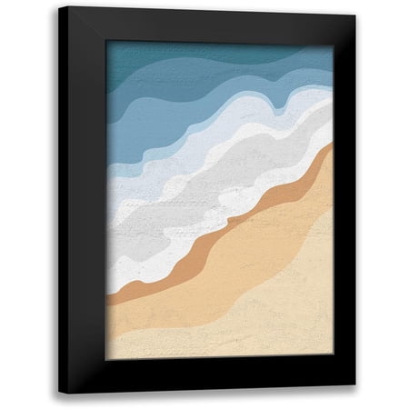 Aesthete 11x14 Black Modern Framed Museum Art Print Titled - The Sea
