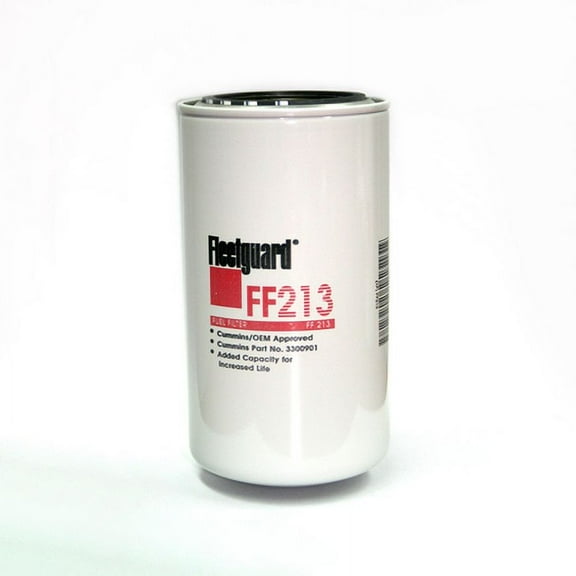 Fleetguard FF213 Fuel Filter   Spin On, 6.91 In. Height, Cummins 3300901