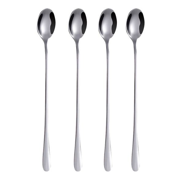 Dining Room Set for 8 with round Table round Plate Mat Set 4 Place Mats for Kitchen Table round Table Mats Teal round Table Mat 9 Inch Long Handle Iced Tea Spoon Coffee Spoon Ice Spoon Stainless Steel