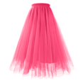 thumbnail image 4 of Women Tutu Skirt - Women 80's Tutu Skirt Women Girls Tutu Skirt Elastic Tulle Tutus Womens Tutu Skirt 80s Costumes for Women Tulle Tutu Skirts Party Festival Carnival, 4 of 5