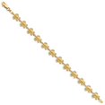 thumbnail image 2 of 14K Yellow Gold bracelet Fancy 7.25 in 8 mm Swimming Sea Turtle, 2 of 3