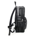 thumbnail image 4 of Black Mesh Backpack, 17X11.8X5.51 inch Breathable Mesh Daypack, Lightweight Travel Storage Backpack, Mesh Bookbag with Zipper, Outdoor Casual Mesh Rucksack, Multi Pocket Commute Backpack, 4 of 5