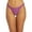Amethyst, variant on Solid Thong Bikini Swim Bottom, Bikini (Women’s)