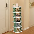 thumbnail image 1 of Scandinavian Diy Storage Shelves | Multilayer Detachable Organizing Rack | Living Room Dormitory Shoe Rack | Plastic Stackable Shelf for Home Bathroom Plants Stand, 1 of 6