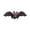 A#031, variant on Halloween Scary Vampire Bat Model, 1PC Hanging Bat Figurine with Yellow Belly for Haunted House Decor
