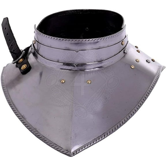 Steel Gorget with Articulated Band Collar