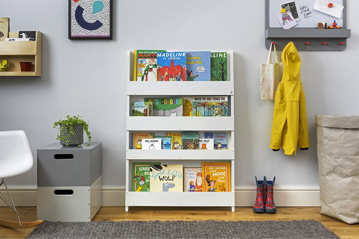 Tidy Books® Kids Bookshelf (Age 0 10) Wall Bookcase for Kids Room