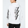 thumbnail image 2 of I.N.C Mens Sequin Graphic Hoodie Sweatshirt, White, Medium, 2 of 3