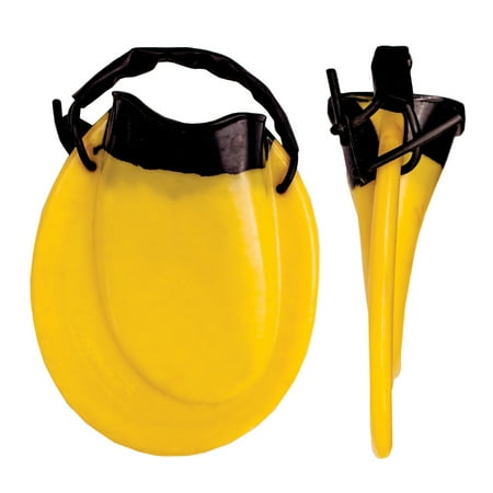 FINIS Positive Drive Fins - High-Quality Swim Fins for Men and Women - Swim Flippers to Use with All Four Swim Strokes - Swimming Fins for Swimming and Pool Accessories - X-Large  Yellow