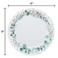 thumbnail image 2 of 9" Greenery paper plate, 2 of 4
