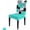-, variant on Chair Covers Abstract Geometric Dining Chair Slipcovers Mid Century Aqua Nordic Stretch Removable Chair Seat Protector Party Decoration Set of 8