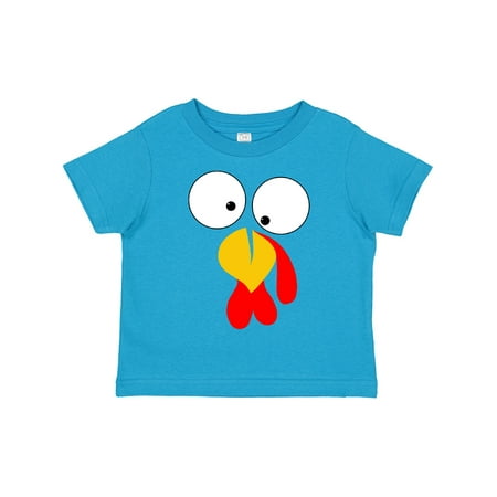 

Inktastic Thanksgiving Goofy Turkey Face Gift Toddler Boy or Toddler Girl T-Shirt