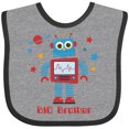 thumbnail image 3 of Inktastic Robot Big Brother II Boys Baby Bib, 3 of 4